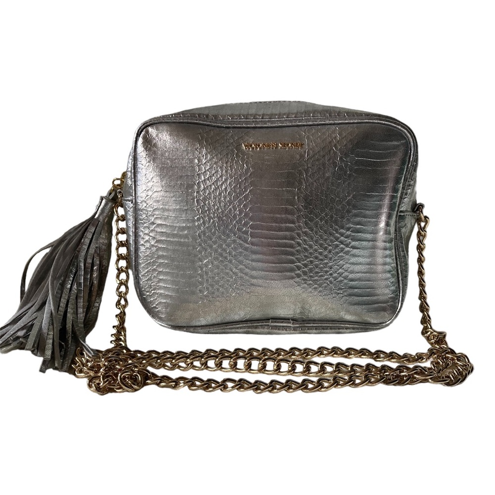 Victoria Secret Silver Snakeskin Purse Bag (Official 2016 Fashion Show Bag)